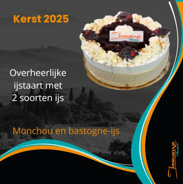 Monchou en bastogne-ijstaart voor kerst!